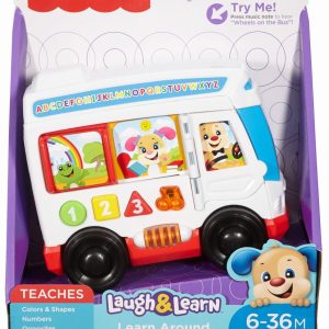 AUTOBUZUL CU SUNETE LIMBA ROMANA FISHER PRICE