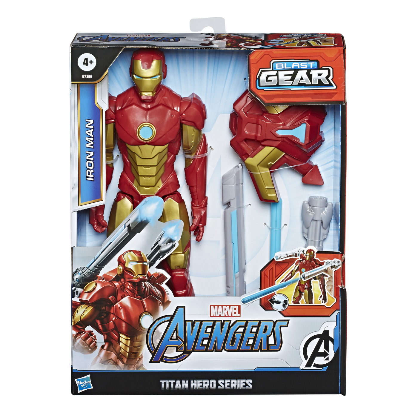 AVENGERS FIGURINA TITAN HERO BLAST GEAR: IRON MAN 30CM
