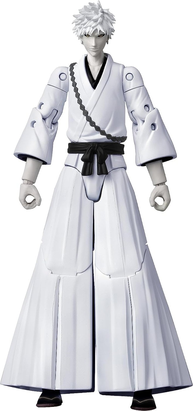 Bandai Figurina Anime Heroes Bleach White Kurosaki Ichigo 16.5CM