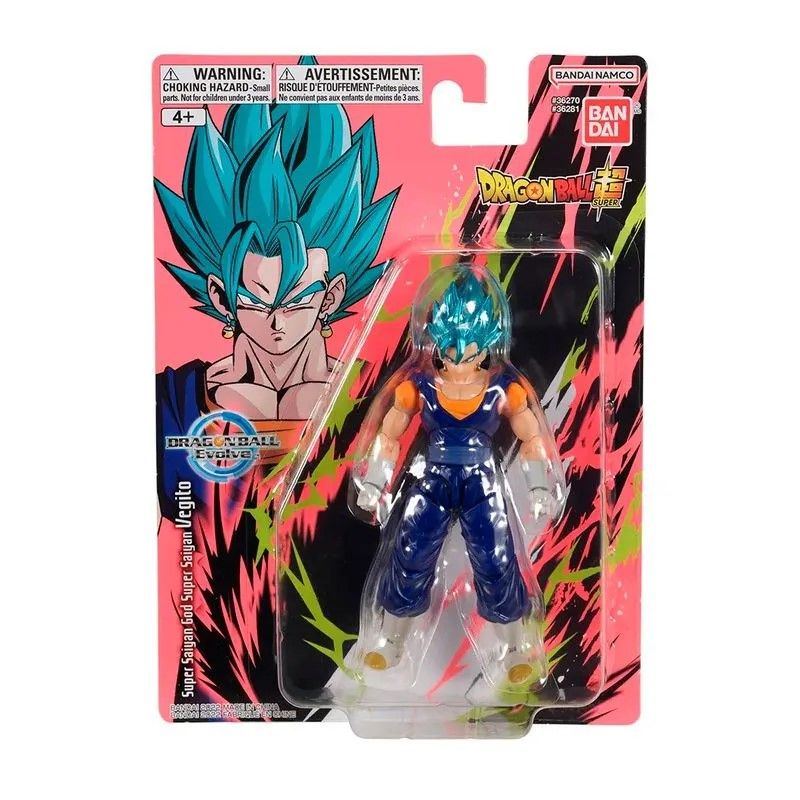 BANDAI FIGURINA DRAGON BALL EVOLVE GOD SUPER SAIYAN VEGITO 12CM