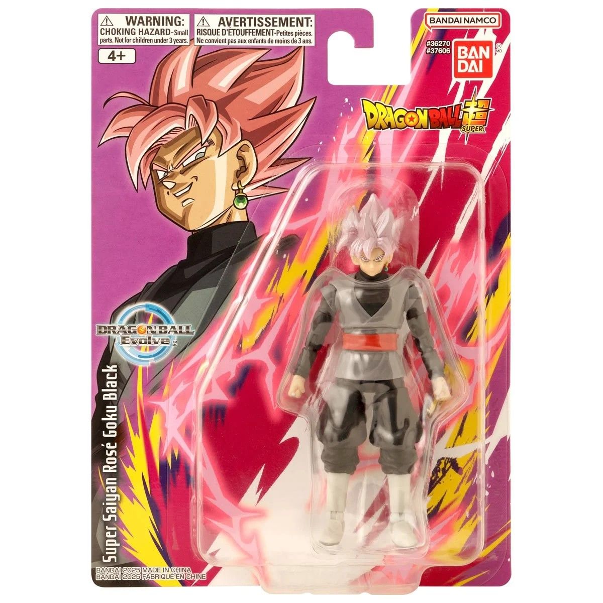 BANDAI FIGURINA DRAGON BALL EVOLVE SUPER SAIYAN ROSE GOKU BLACK 12CM