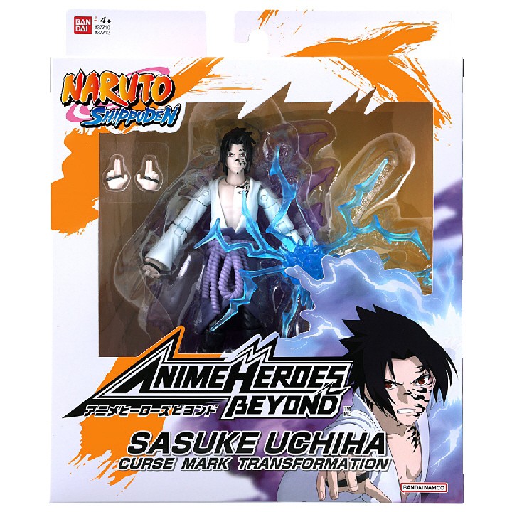 BANDAI FIGURINA NARUTO SHIPPUDEN UCHIHA SASUKE 16.5CM