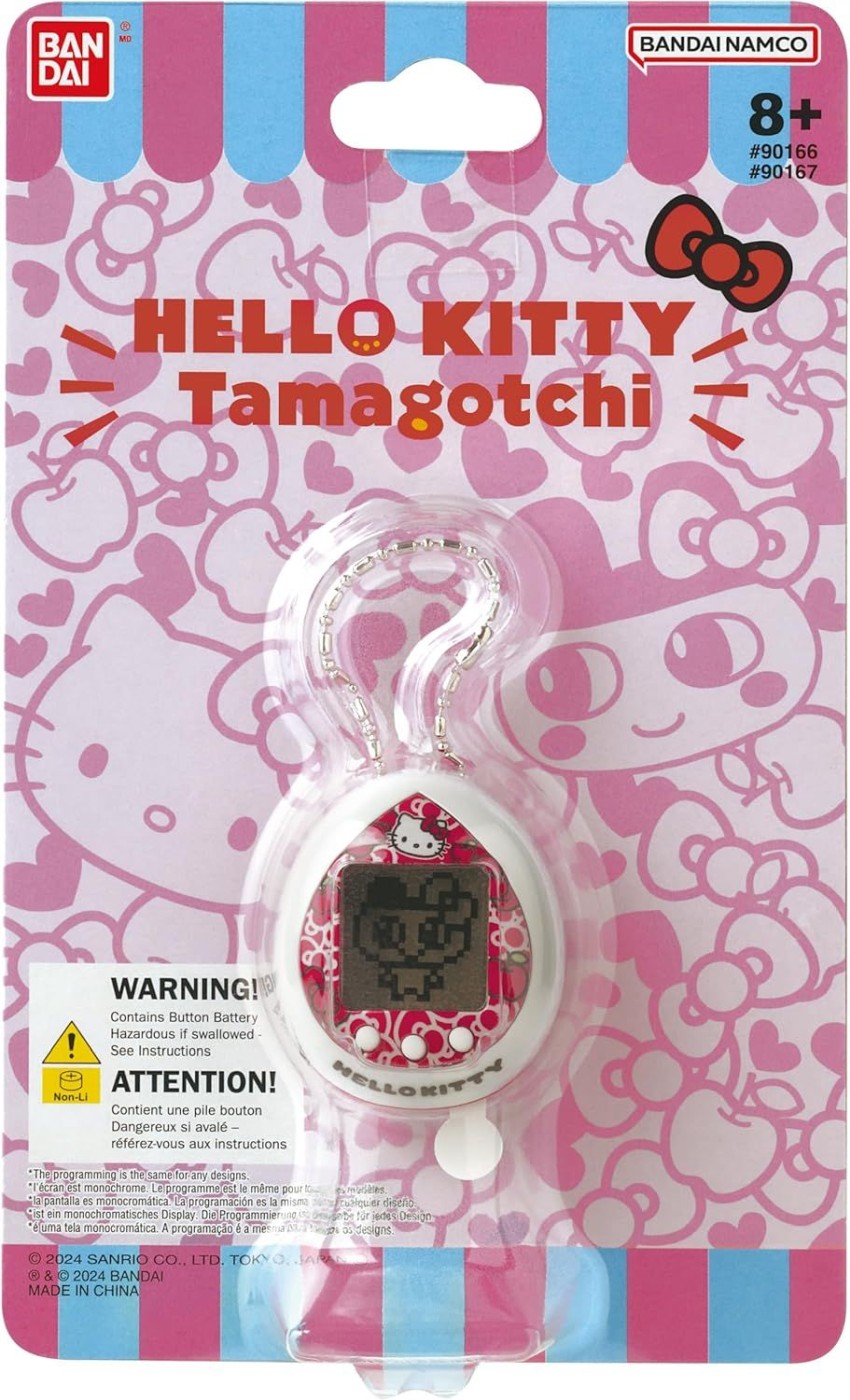 BANDAI JOC TAMAGOTCHI HELLO KITTY ROSU
