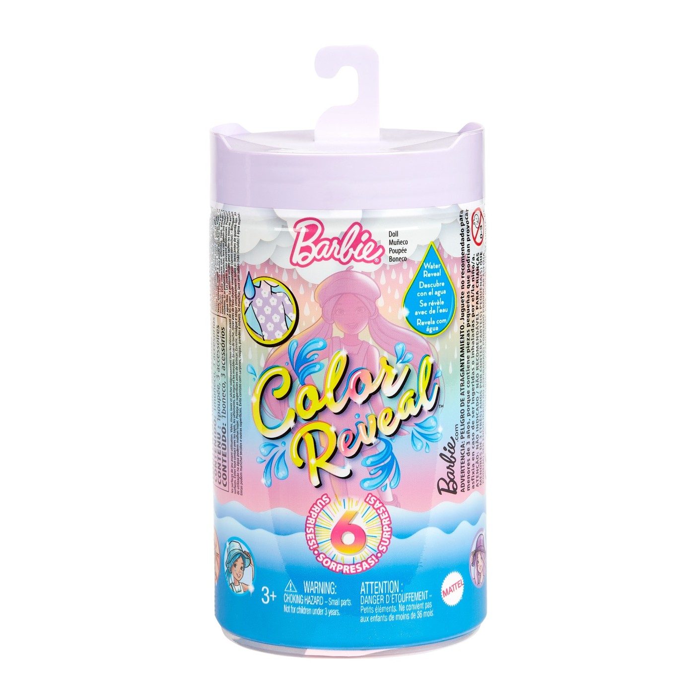 Barbie Descopera Culoarea Papusa Chelsea Tinuta De Ploaie