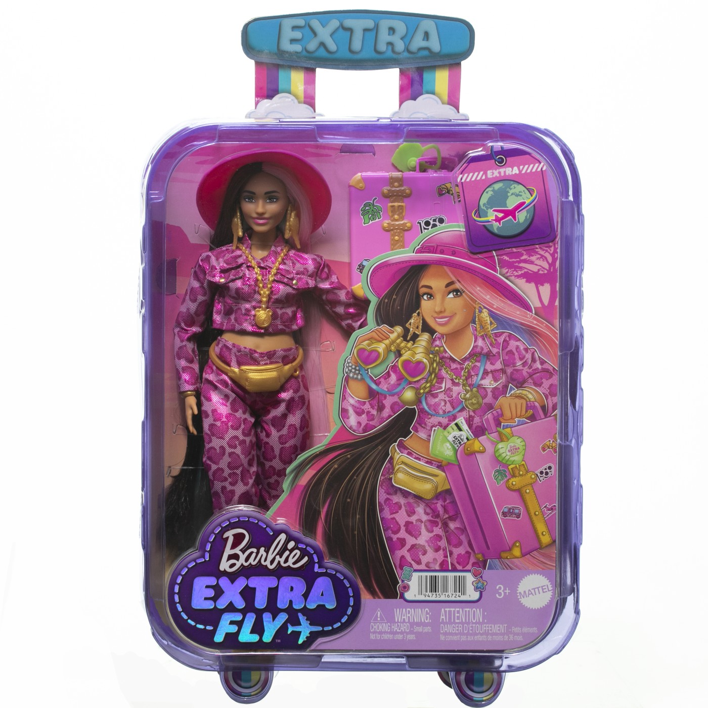 Barbie Extra Fly Papusa Barbie Bruneta In Safari