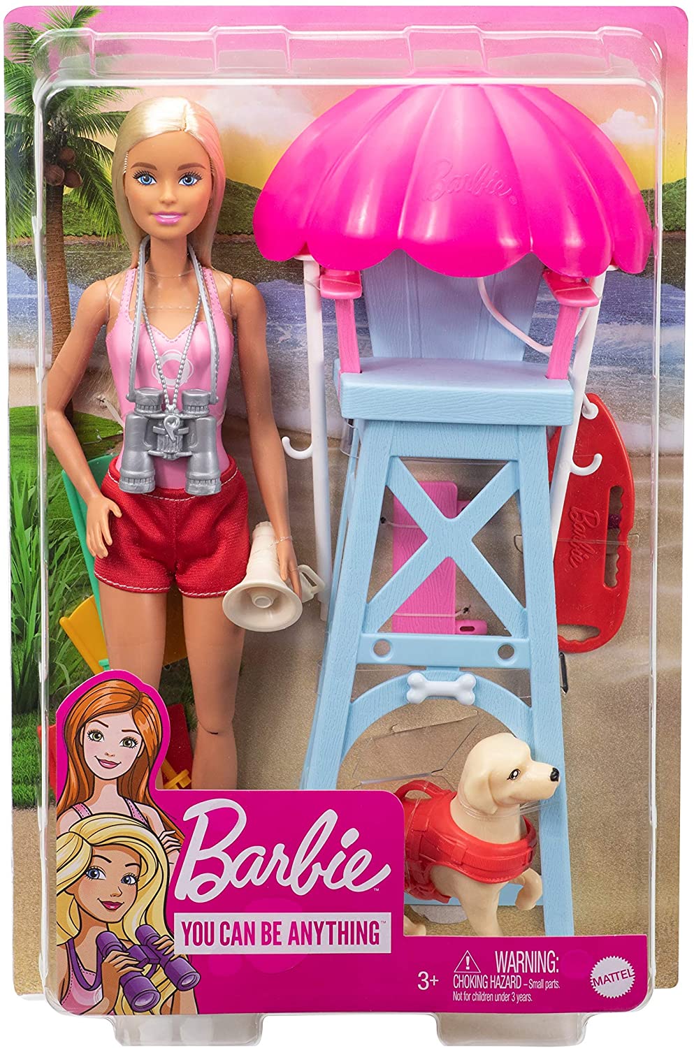Barbie Papusa Cariere Set Sport Salvamar