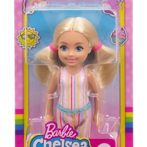 BARBIE PAPUSA CHELSEA BLONDA CU CODITE