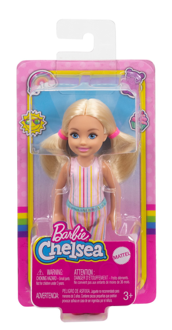 BARBIE PAPUSA CHELSEA BLONDA CU CODITE