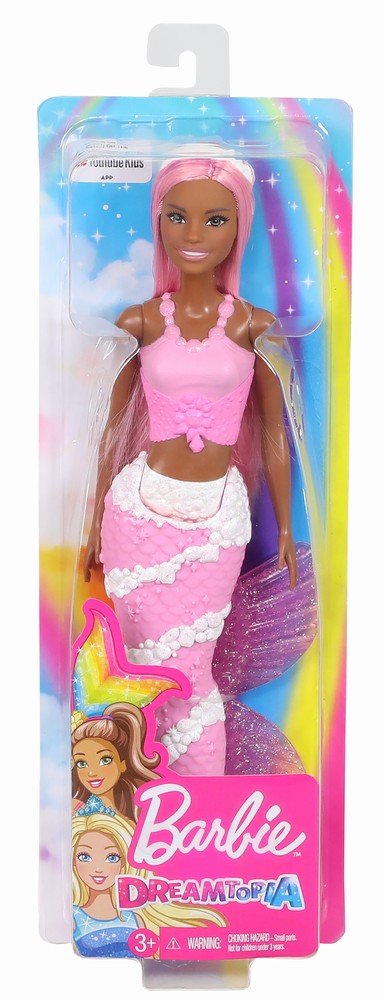 Barbie Papusa Dreamtopia Sirena Cu Corpul Violet
