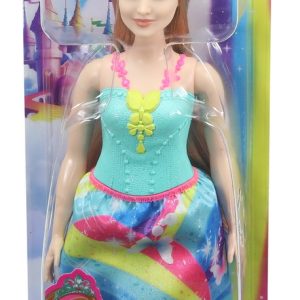 BARBIE PAPUSA PRINTESA DREAMTOPIA CU CORONITA ALBASTRA