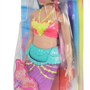 BARBIE PAPUSA SIRENA CU CORONITA ROZ DESCHIS