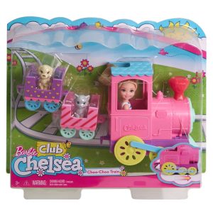 BARBIE PAPUSICA CHELSEA CU TRENULET