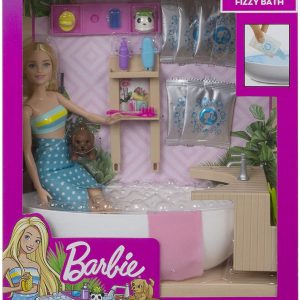 BARBIE SET CU PAPUSA O BAIE RELAXANTA