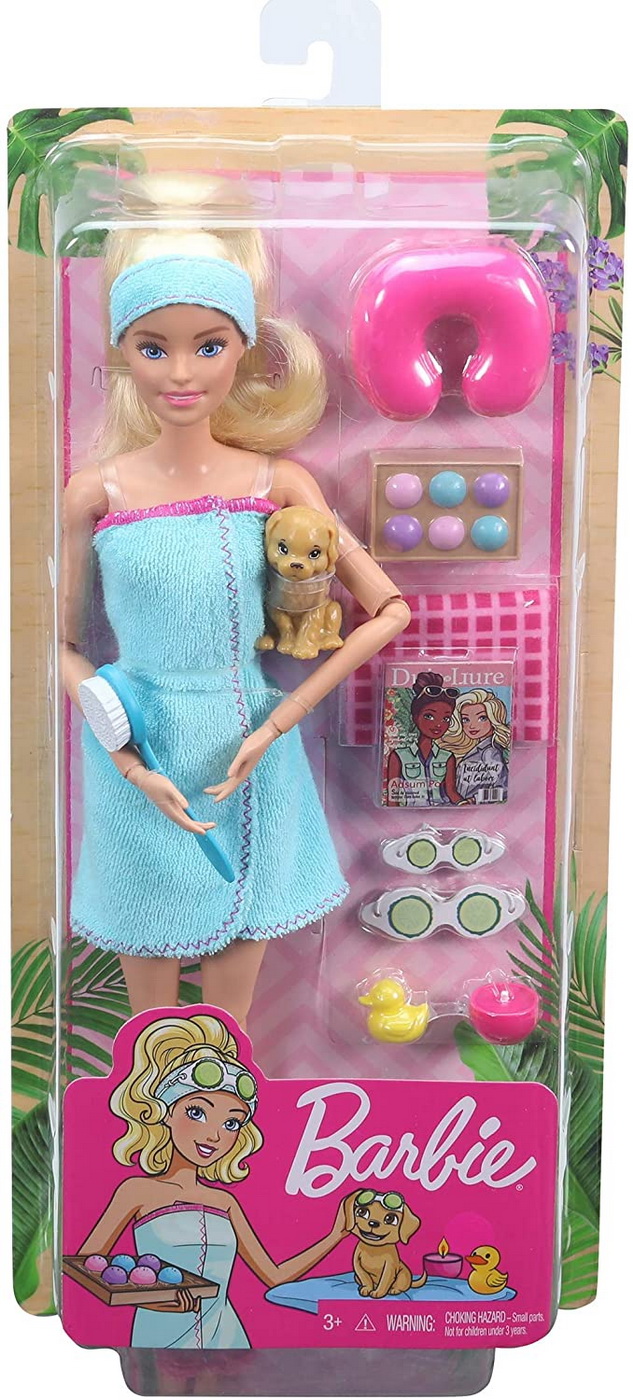 Barbie Set De Joaca Cu Accesorii Wellness Si Spa