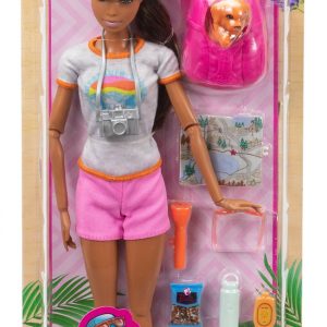 BARBIE SET DE JOACA IN DRUMETIE PAPUSA CU ACCESORII