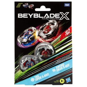 BEYBLADE X PACHET DUO TAIL VIPER 5-800 SI SWORD DRAN 3-60F