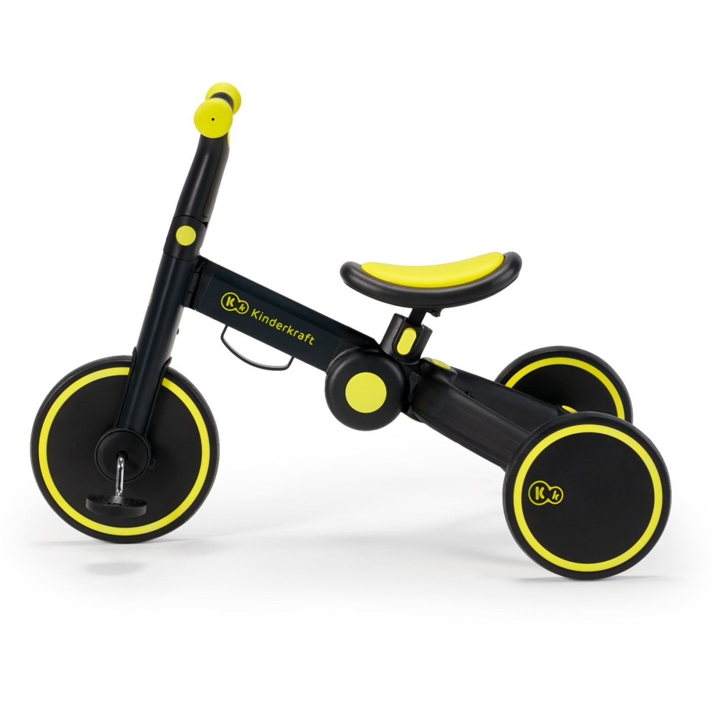 Bicicleta De Echilibru / Tricicleta Kinderkraft 4TRIKE, Black Volt