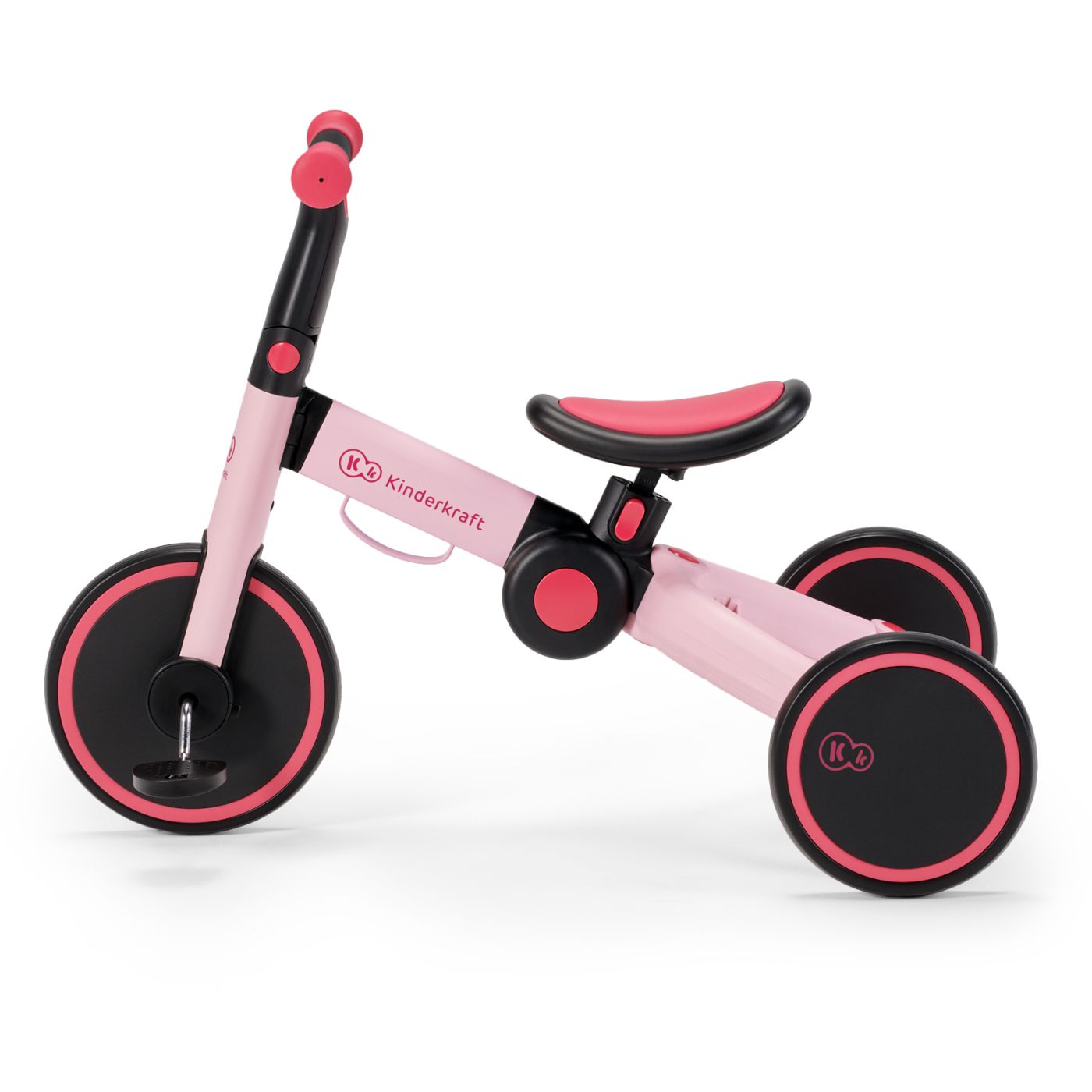 Bicicleta De Echilibru / Tricicleta Kinderkraft 4TRIKE, Candy Pink