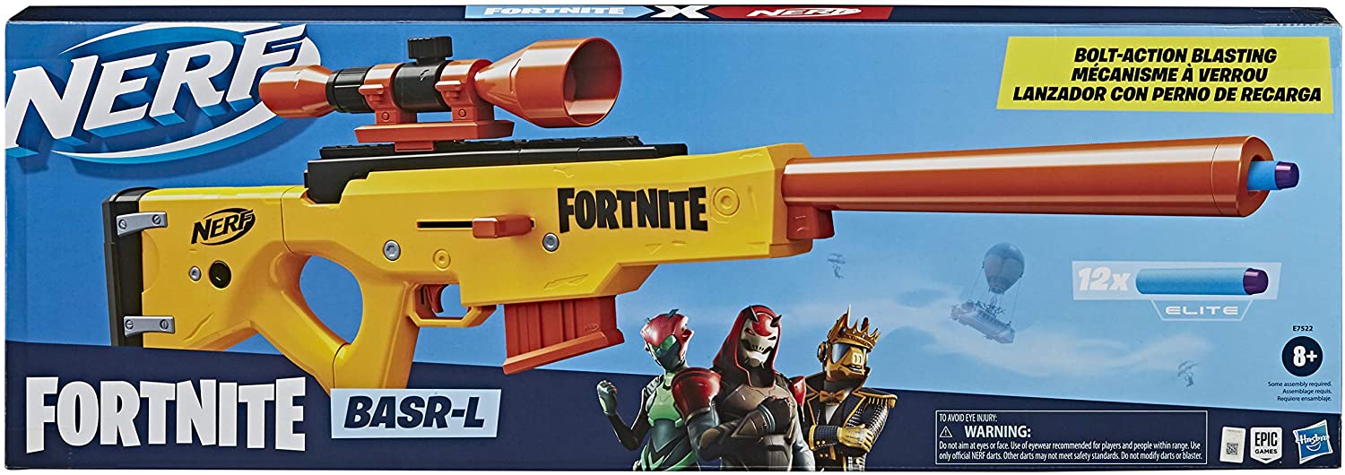 Blaster Nerf Fortnite Basr-L Cu Luneta