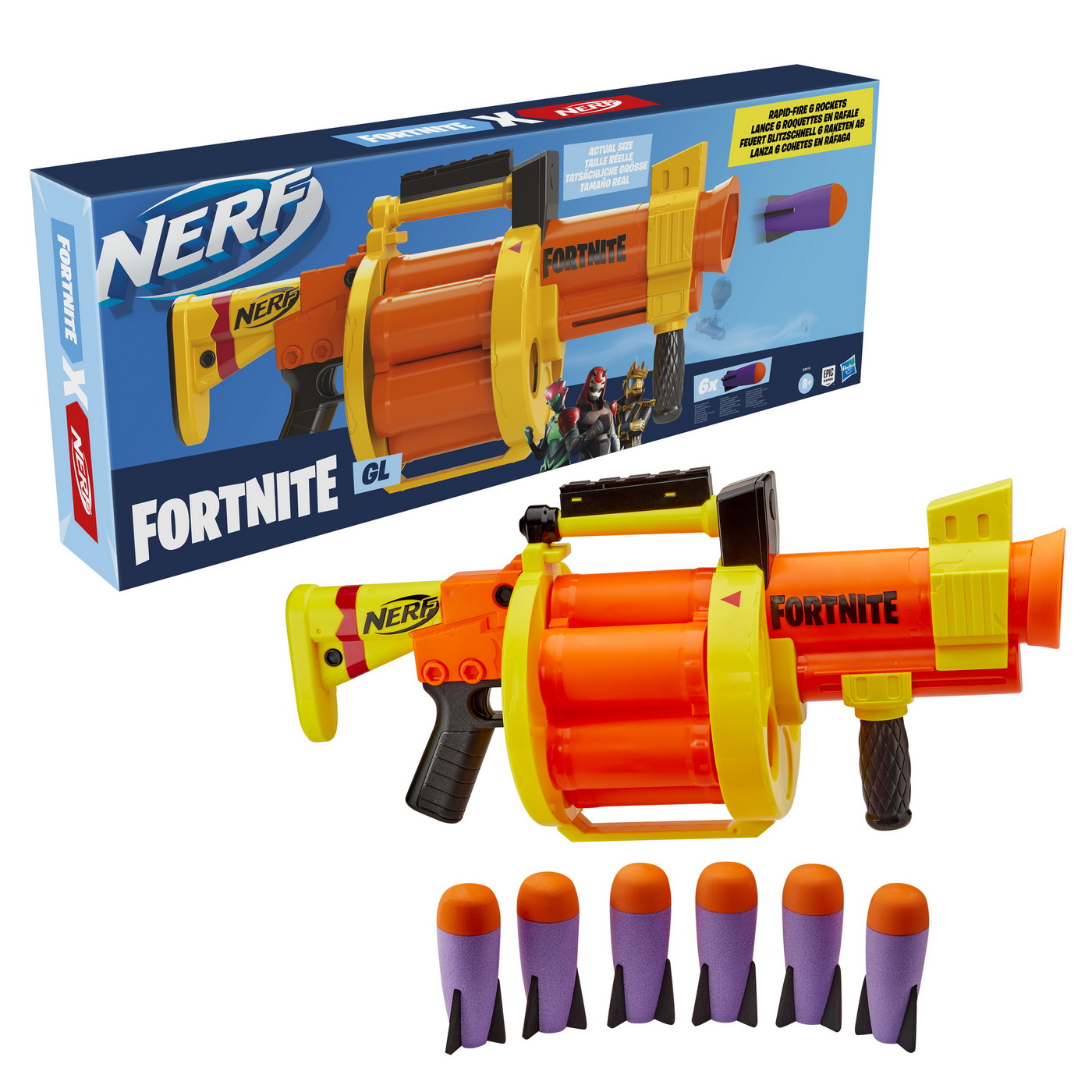 Blaster Nerf Fortnite Gl Lansatorul De Rachete
