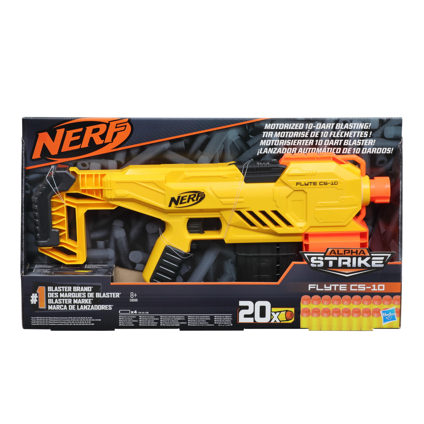 Blaster Nerf Motorizat Alpha Strike Flyte CS-10