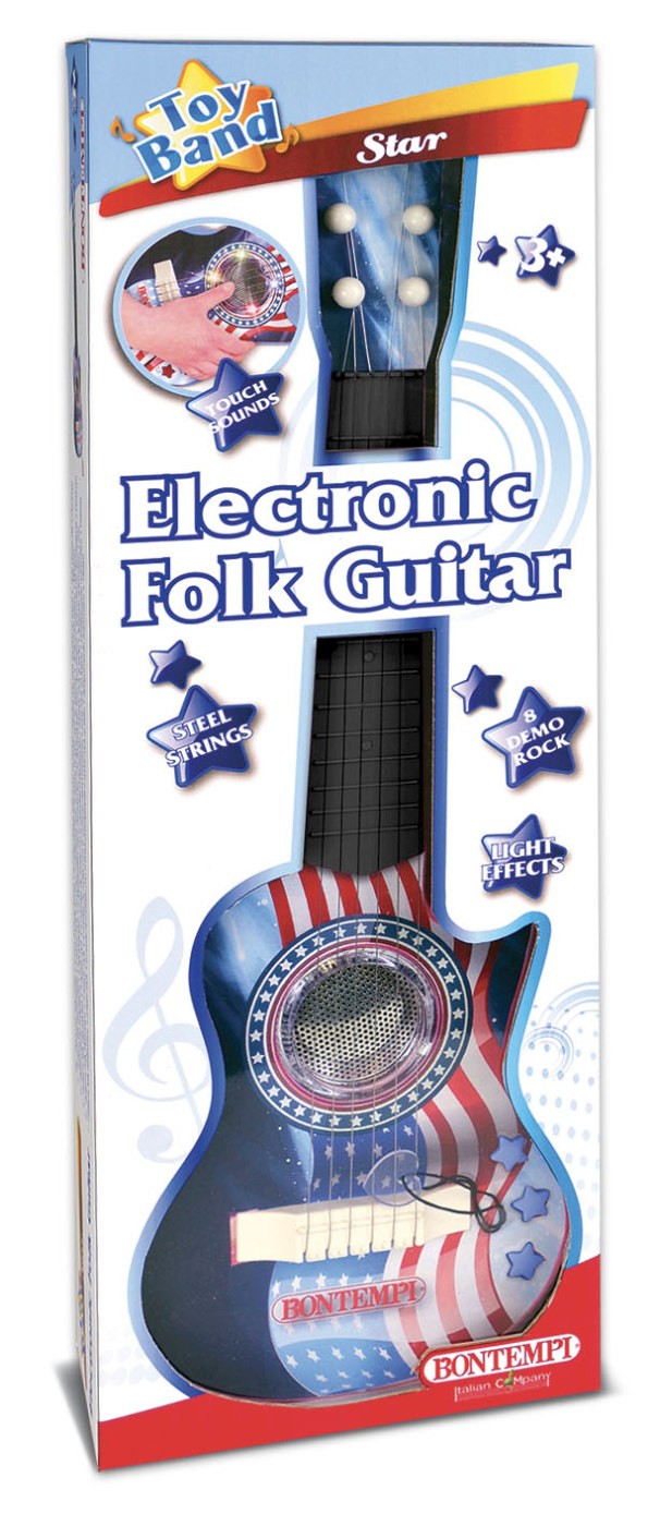 Bontempi Chitara Electronica Folk Cu Efecte Luminoase