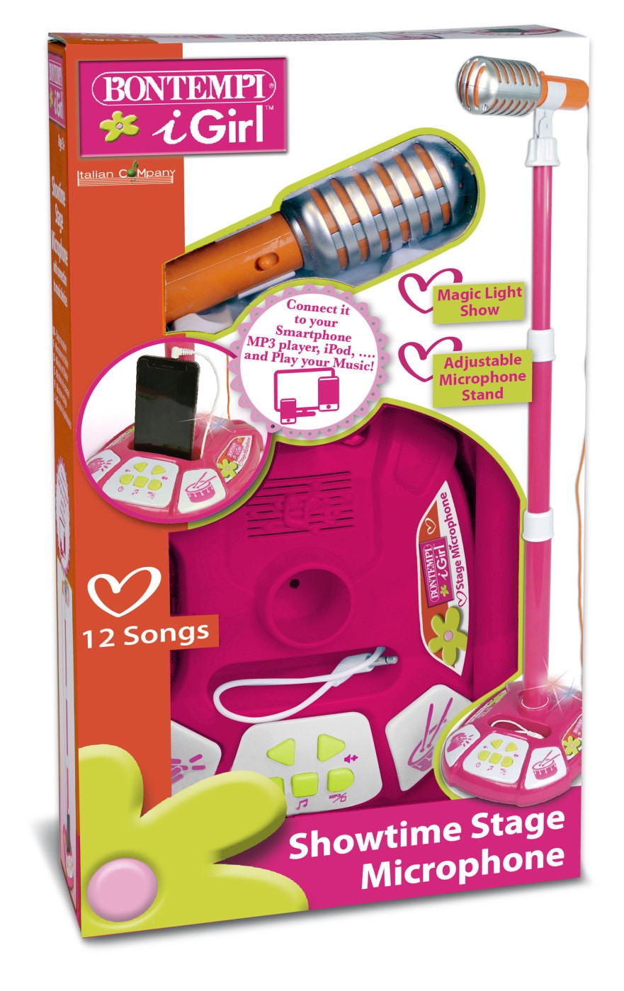 BONTEMPI MICROFON CU STATIV ROZ
