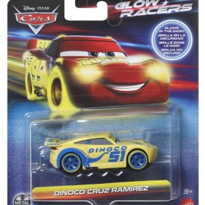 CARS GLOW RACERS MASINUTA METALICA DINOCO CRUZ RAMIREZ SCARA 1 LA 55
