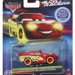 CARS GLOW RACERS MASINUTA METALICA FULGER MCQUEEN SCARA 1 LA 55