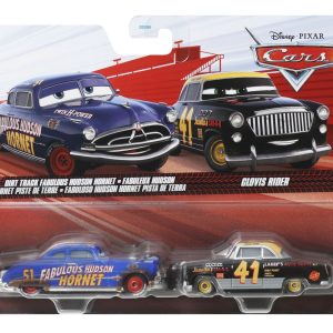CARS3 SET 2 MASINUTE METALICE FABULOUS HUDSON HORNET SI CLOVIS RIDER