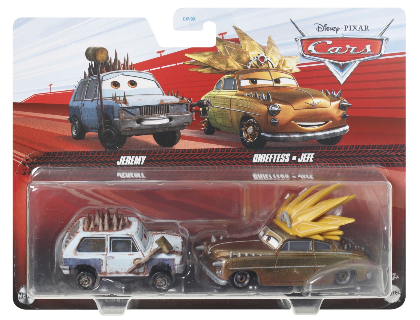 CARS3 Set 2 Masinute Metalice Jeremy Si Jefe