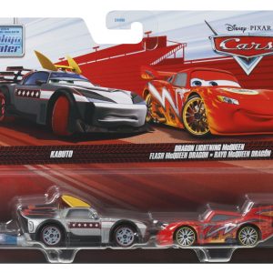 CARS3 SET 2 MASINUTE METALICE KABUTO SI DRAGON FULGER MCQUEEN