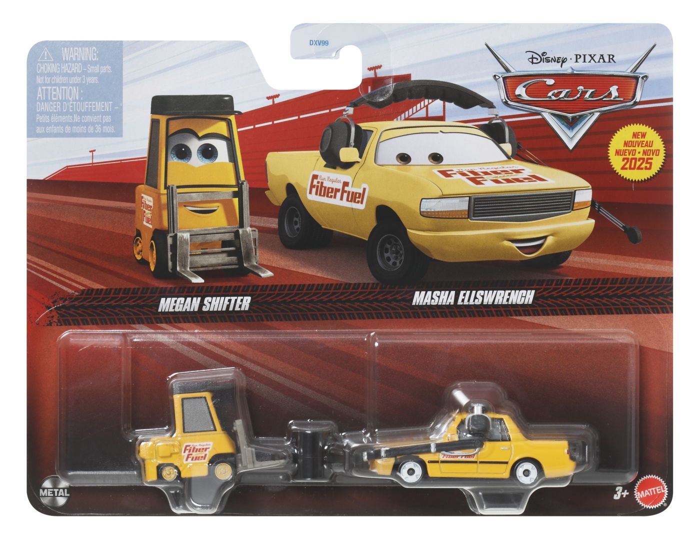 CARS3 Set 2 Masinute Metalice Megan Shifter Si Masha Ellswrench
