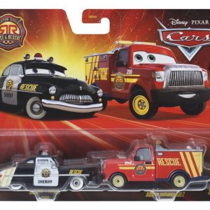 CARS3 SET 2 MASINUTE METALICE SHERIFF SI ADAM ROADRIGUEZ