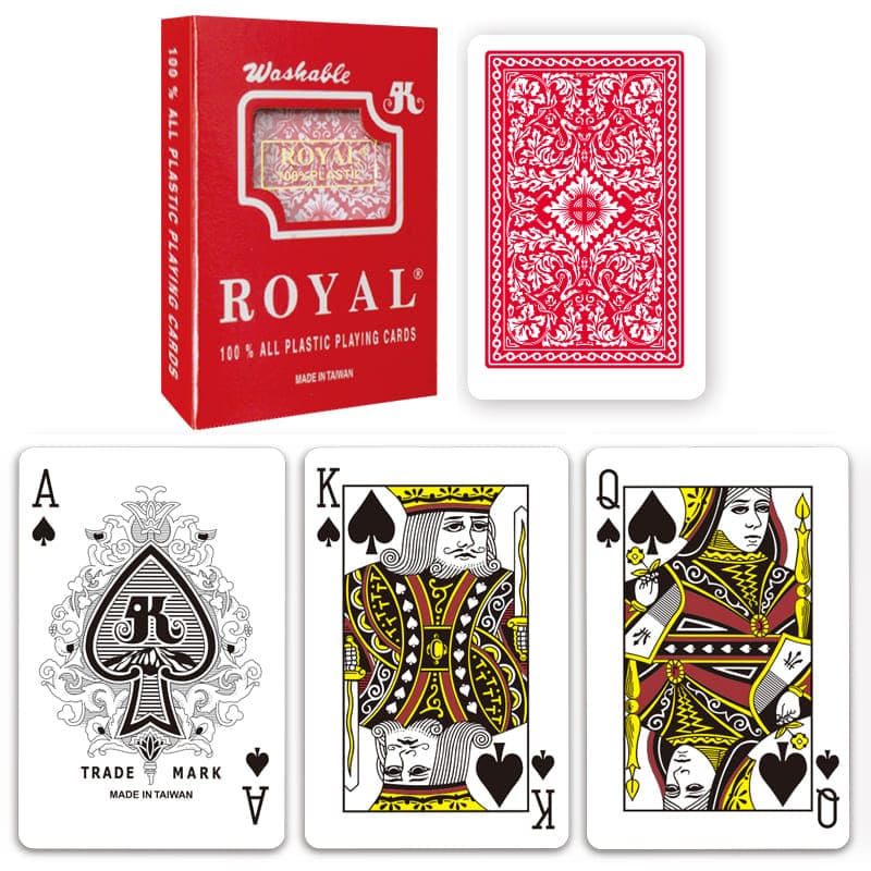 CARTI DE JOC ROYAL DIN PLASTIC