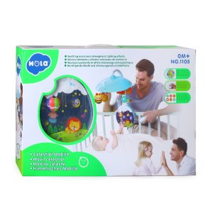 CARUSEL MUZICAL CU PROIECTIE SI TELECOMANDA