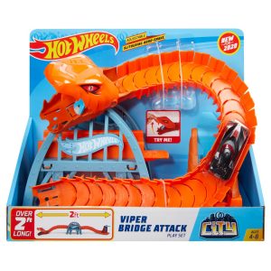 CITY CURSA CU OBSTACOL HOT WHEELS PODUL ATACULUI COBREI