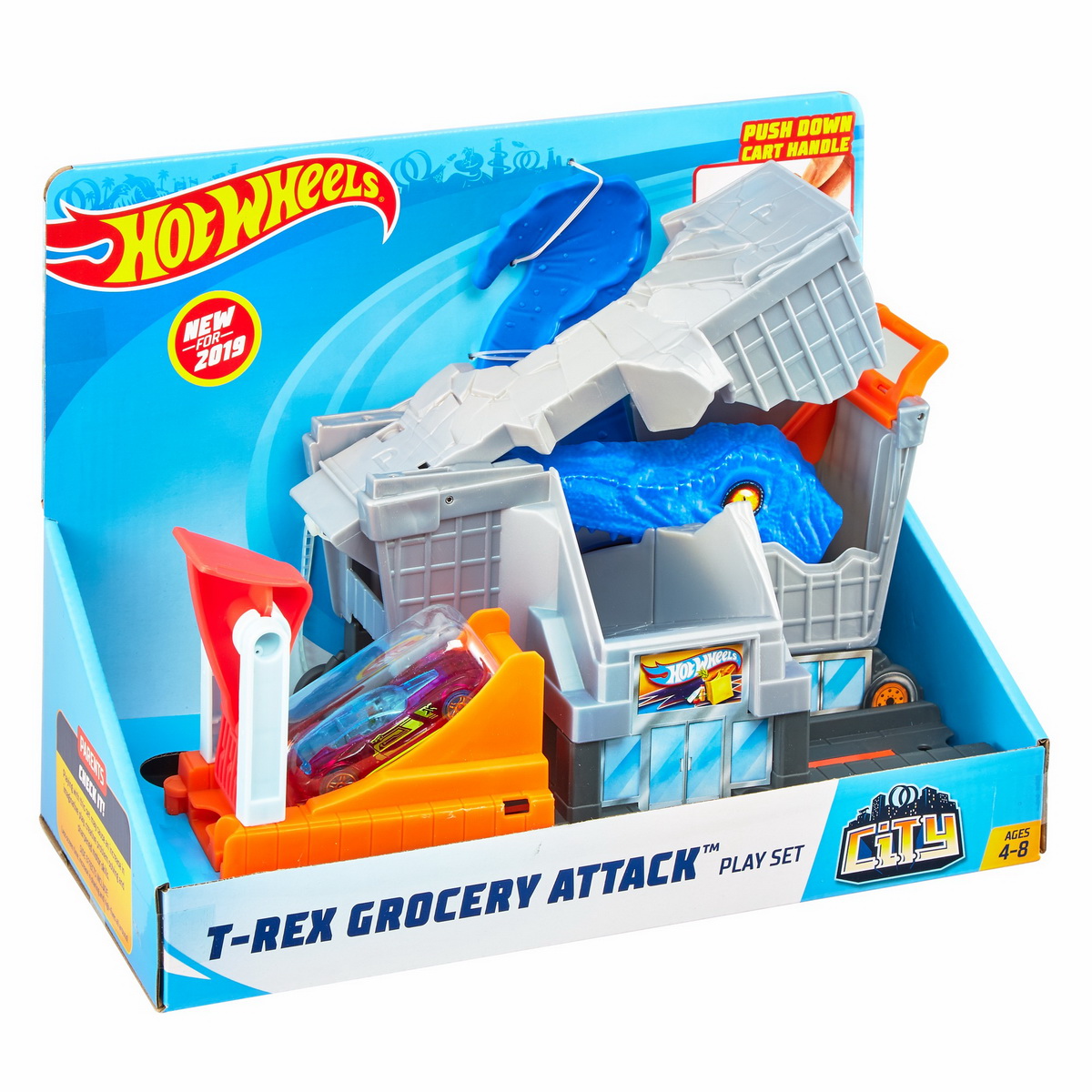 City Cursa Cu Obstacol T-Rex Ataca Magazinul Alimentar
