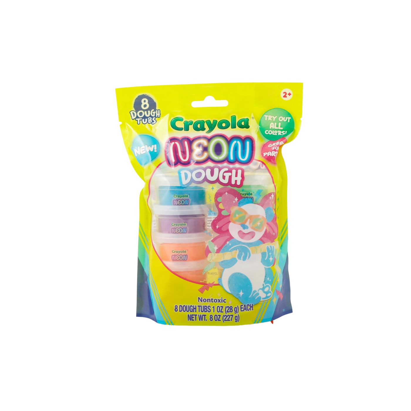 Crayola Silly Scents Neon Set 8 Borcanase Plastelina Parfumata