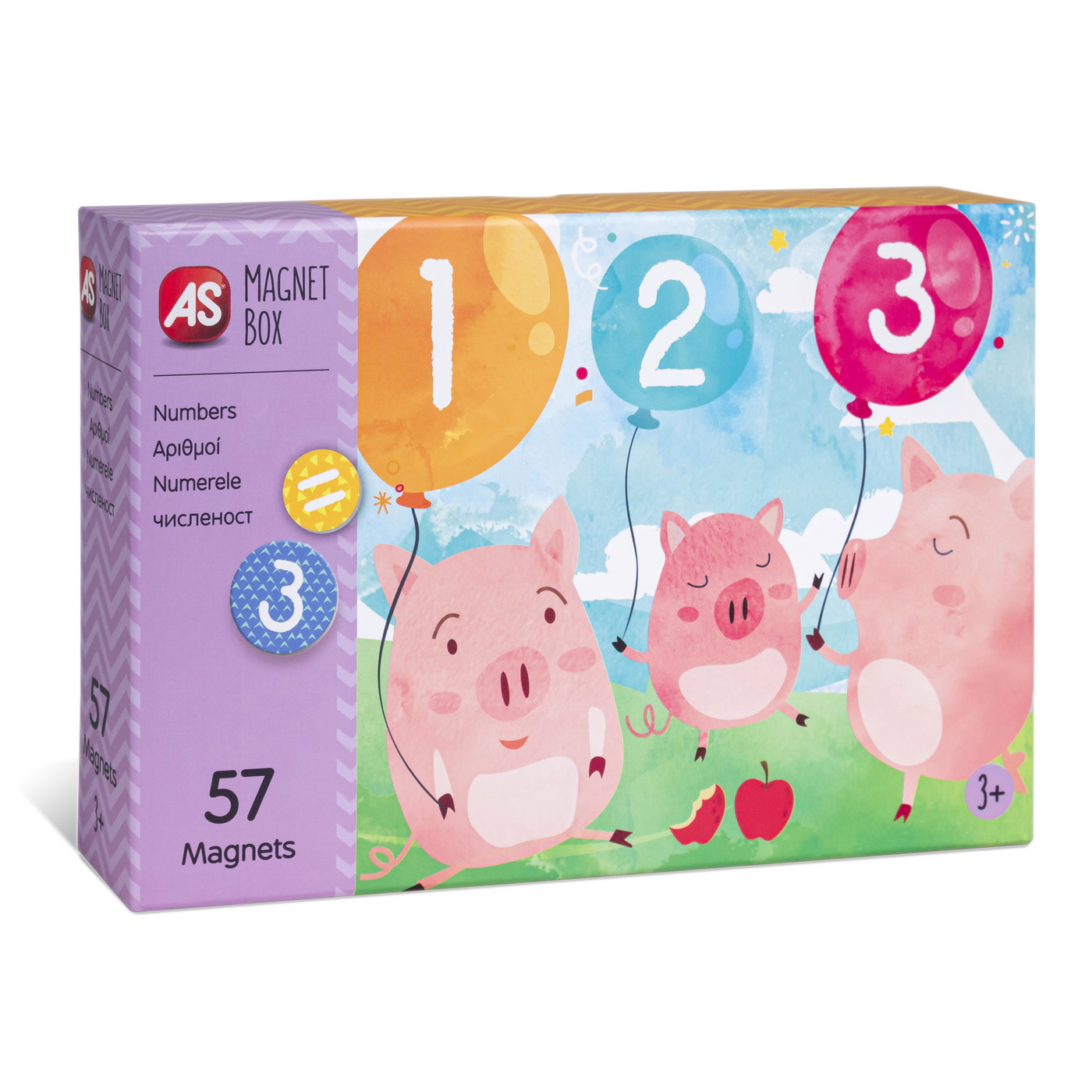 CUTIE MAGNETICA INVATA NUMERELE CU 57 DE PIESE