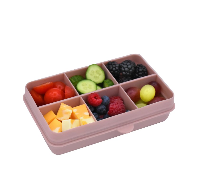 Cutie Snack 6 Compartimente, Melii Luxe, Pink