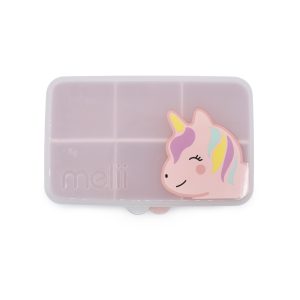 CUTIE SNACK 6 COMPARTIMENTE, MELII, PRINT UNICORN