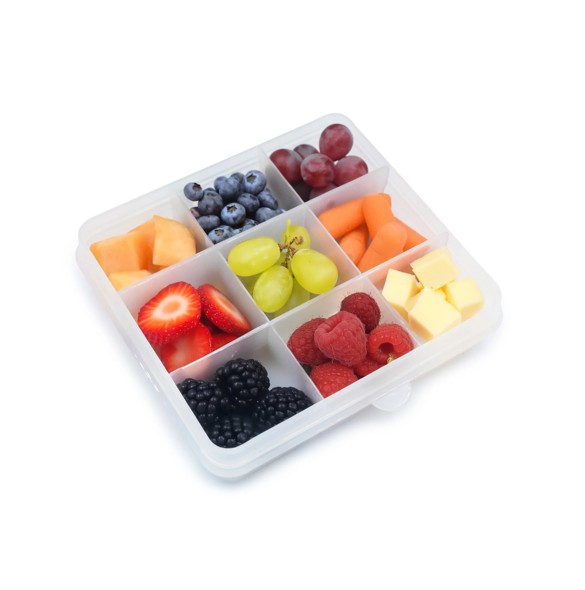 Cutie Snack 9 Compartimente, Melii, Pine Green