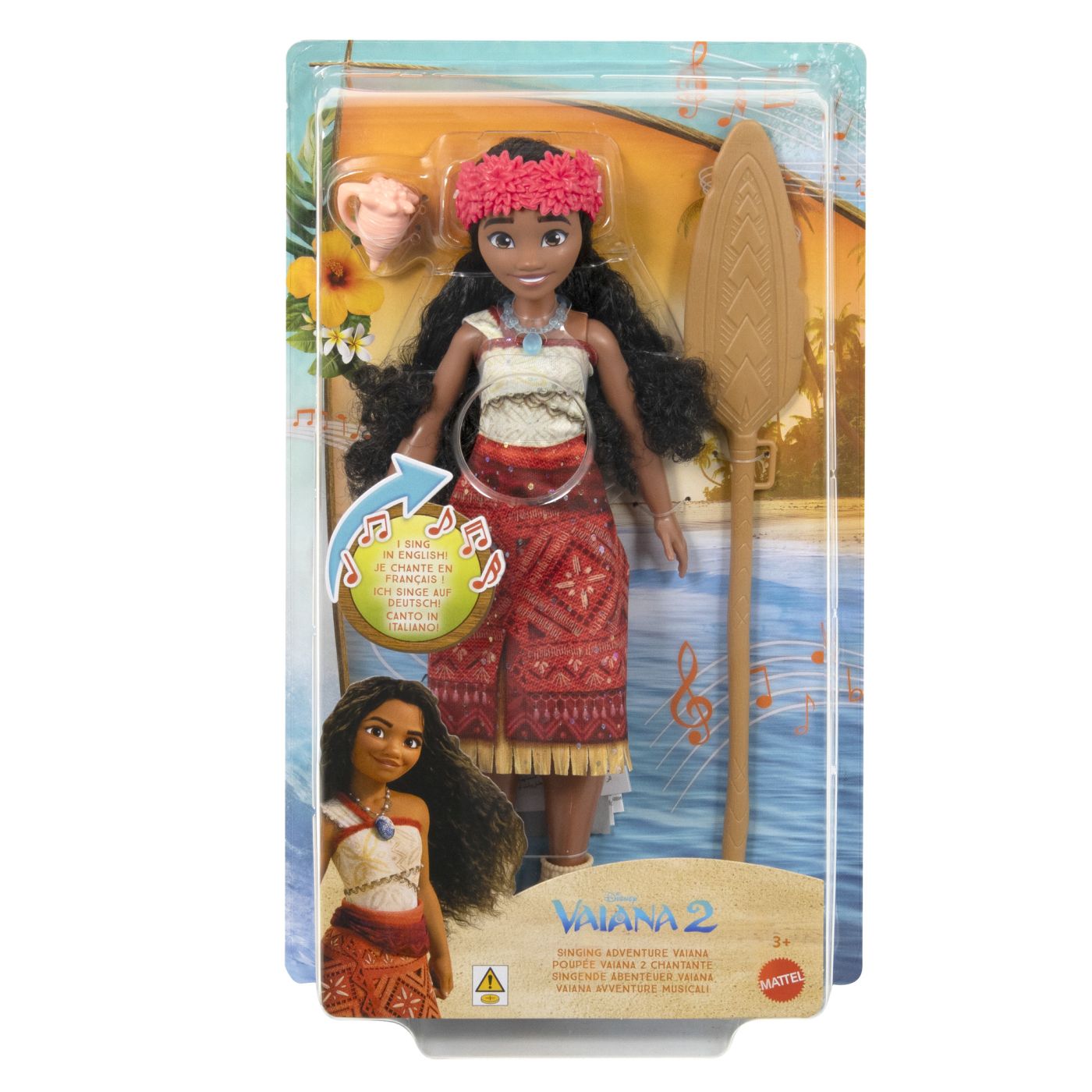 DISNEY PRINCESS PAPUSA VAIANA 2 CANTAREATA