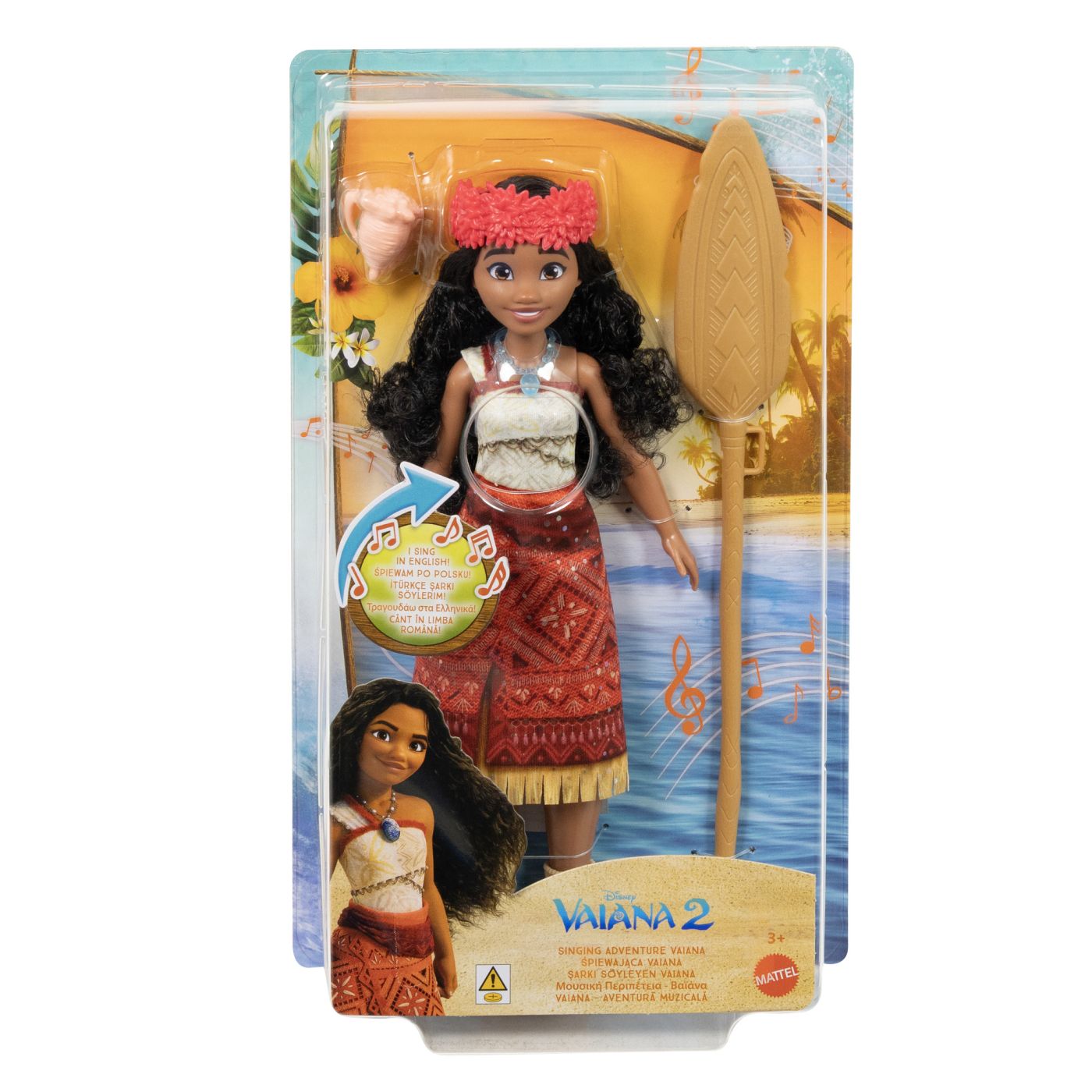 Disney Vaiana 2 Set Papusa Vaiana Muzicala Cu Accesorii