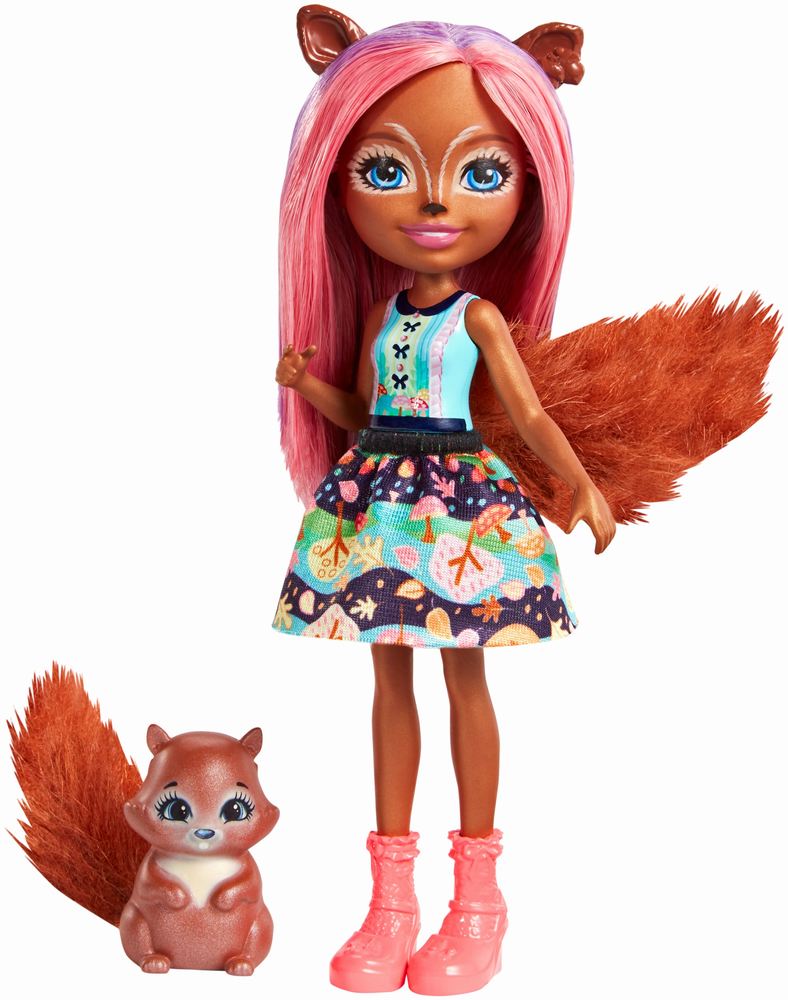 Enchantimals Papusa Sancha Squirrel