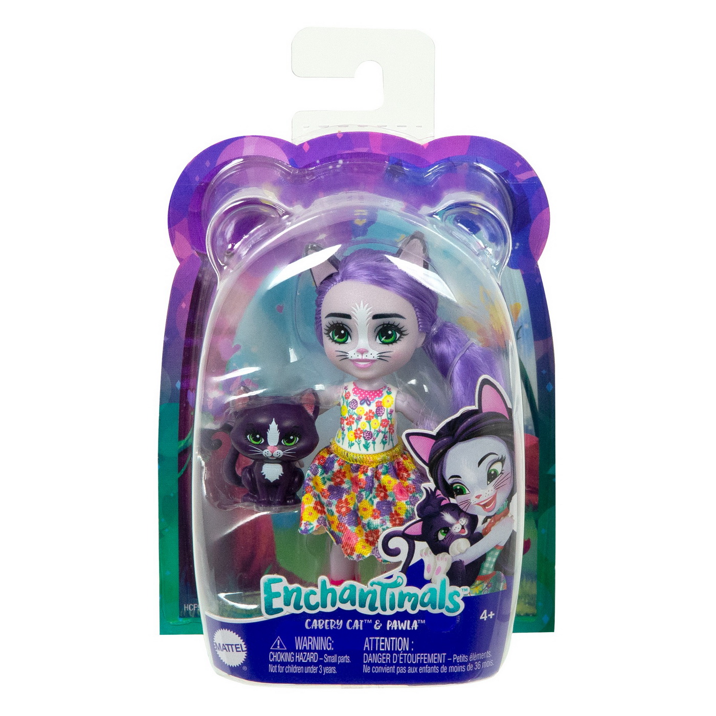 Enchantimals Papusi Si Animalute Cabery Cat Si Pawla