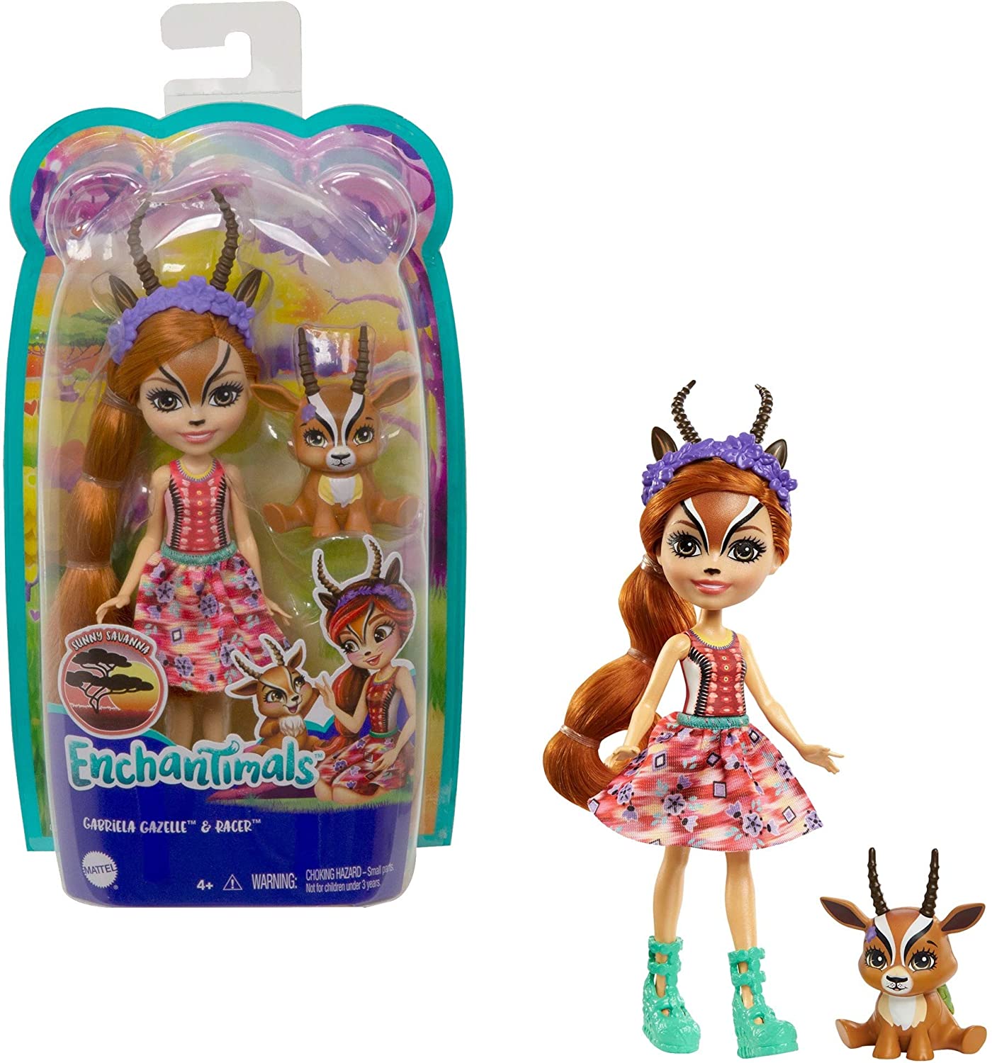 Enchantimals Papusi Si Animalute Gabriela Gazelle Si Racer