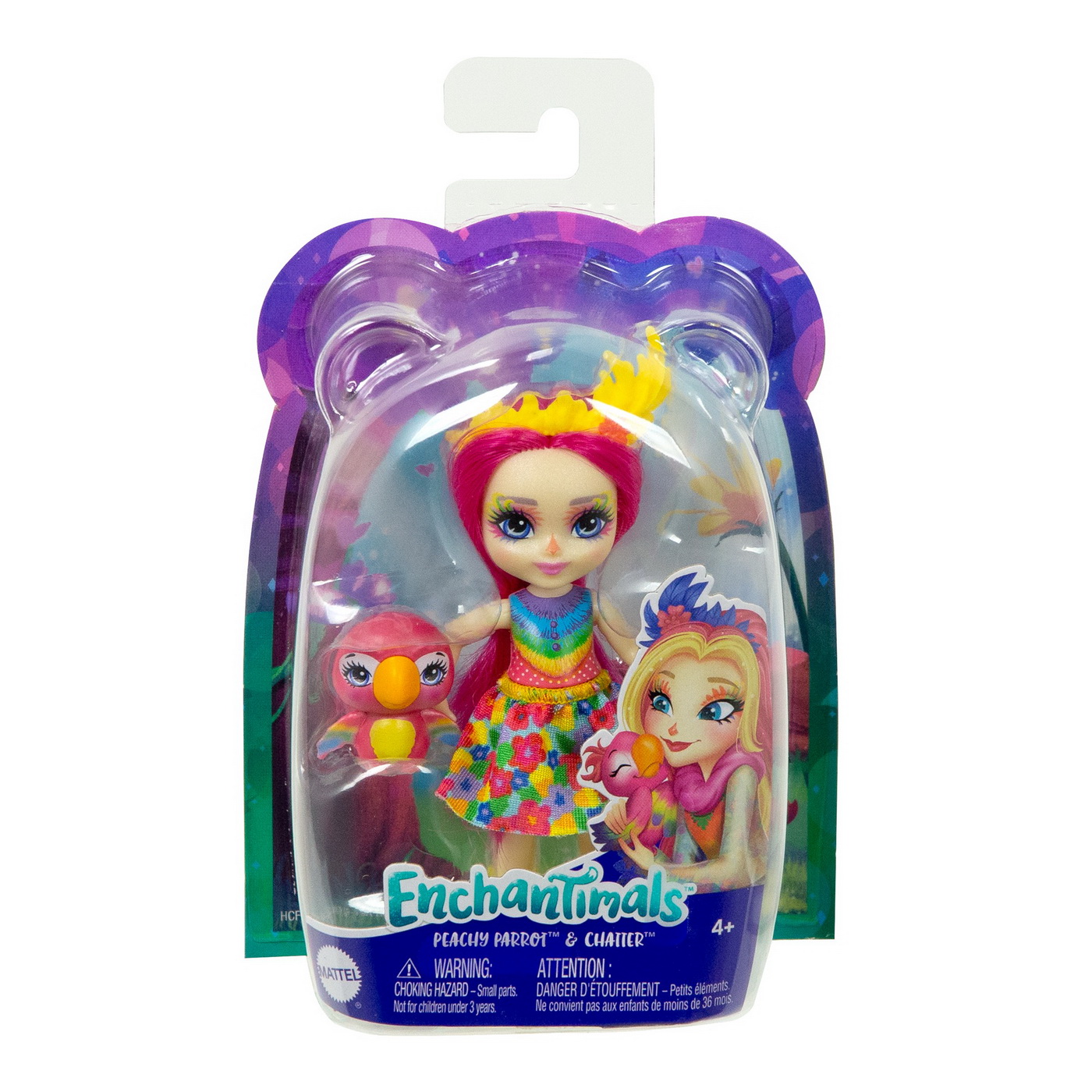 Enchantimals Papusi Si Animalute Peachy Parrot Si Chatter