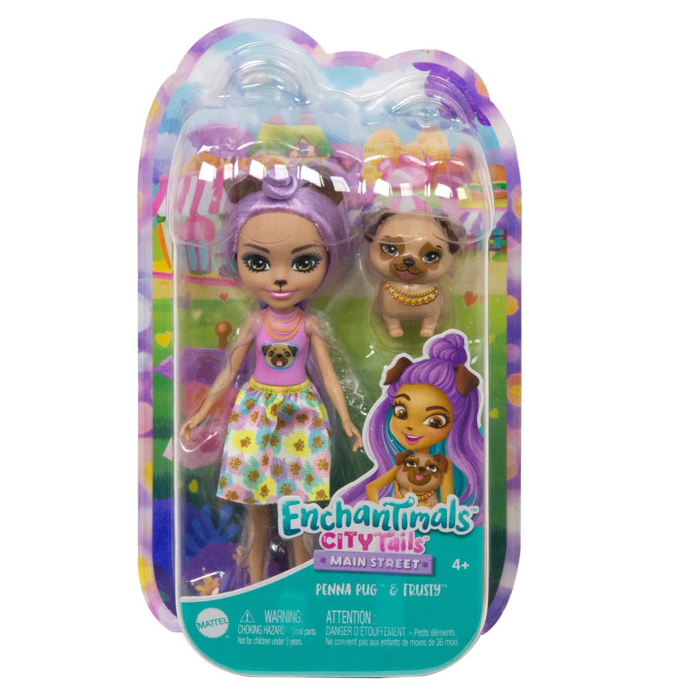 ENCHANTIMALS PAPUSI SI ANIMALUTE PENNA PUG SI TRUSTY